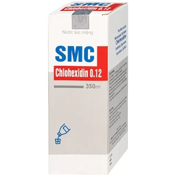 Nước súc miệng SMC chlohexidin 0.12 Việt Sinh Pharma phòng ngừa và điều trị viêm nướu, viêm nha chu