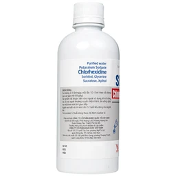 Nước súc miệng SMC chlohexidin 0.12 Việt Sinh Pharma phòng ngừa và điều trị viêm nướu, viêm nha chu