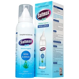 Xịt mũi Saltmax spay 100ml Việt Sinh giúp vệ sinh mũi, giữ ẩm niêm mạc mũi