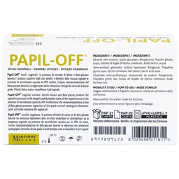 Viên đặt phụ khoa Papil-Off (2 vỉ x 5 viên) phòng ngừa và hỗ trợ điều trị tổn thương do virus HPV