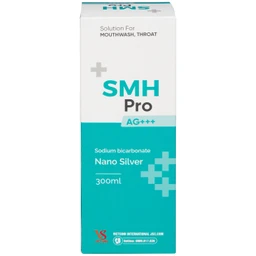 Nước súc miệng SMH Pro AG+++ 300ml Việt Sinh giúp vệ sinh răng, miệng, ngăn ngừa hôi miệng