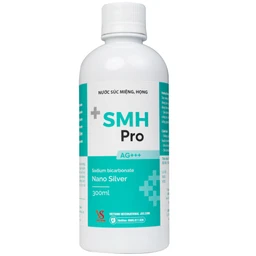 Nước súc miệng SMH Pro AG+++ 300ml Việt Sinh giúp vệ sinh răng, miệng, ngăn ngừa hôi miệng