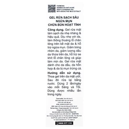 Gel rửa mặt ngừa mụn Dermacos Anti Acne Deep Cleansing150ml