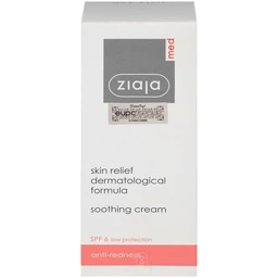 Kem bôi dịu da, giảm mẩn đỏ Ziaja Med Skin Relief Dermatological Formula Soothing Cream 50ml
