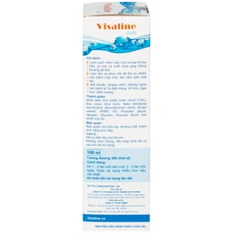 Xịt mũi nano bạc Visaline Soft Song Thành 100ml giúp làm sạch, làm ẩm và phục hồi niêm mạc mũi