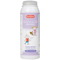 Xịt mũi Buona Nebianax 3% 100ml giúp làm sạch đường mũi, kháng khuẩn, giảm viêm