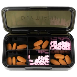 Hộp phân liều thuốc 6 ngăn A29 Duy Thành (màu trà)