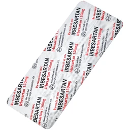 Thuốc Irbesartan 150mg điều trị tăng huyết áp, bệnh thận do tiểu đường (10 vỉ 10 viên)