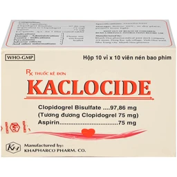 Thuốc Kaclocide Khapharco ngừa hình thành cục máu đông (10 vỉ 10 viên)