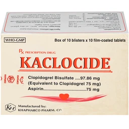 Thuốc Kaclocide Khapharco ngừa hình thành cục máu đông (10 vỉ 10 viên)