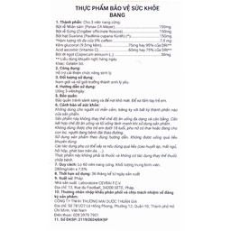 Viên nam lực cải thiện chức năng sinh lý cho người trưởng thành Bang Cevrai (60 viên)