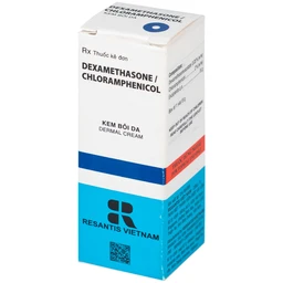 Kem bôi da Dexamethasone/Chloramphenicol điều trị chàm, vết côn trùng cắn, viêm da tiếp xúc (8g)