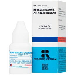Kem bôi da Dexamethasone/Chloramphenicol điều trị chàm, vết côn trùng cắn, viêm da tiếp xúc (8g)
