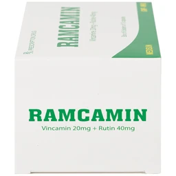 Thuốc Ramcamin Medisun hỗ trợ điều trị tuần hoàn não, suy giảm trí nhớ (6 vỉ x 10 viên)
