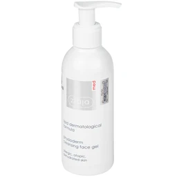 Gel rửa mặt cho da nhạy cảm Ziaja Med Lipid Dermatological Formula Physioderm Cleansing Face 200ml