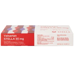 Thuốc Vansartan 80mg Stella điều trị tăng huyết áp, suy tim (3 vỉ x 10 viên)