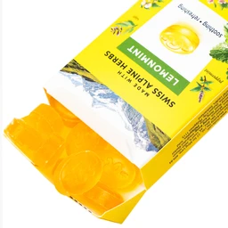Kẹo Ngậm Ho Không Đường Chanh Bạc Hà Ricola Lemon Mint (40g)