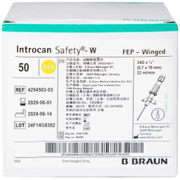 Kim luồn tĩnh mạch Braun 24G hỗ trợ truyền dịch, nước vào cơ thể