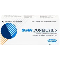 Thuốc Savi Donepezil 5 Savi điều trị triệu chứng suy giảm trí nhớ (3 vỉ x 10 viên) 3