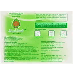 Bột sủi thanh nhiệt Sensa Cools Fizz (6 gói)