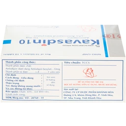 Viên nén Kavasdin 10mg Khapharco điều trị tăng huyết áp ở người đau thắt ngực ổn định (10 vỉ x 10 viên)