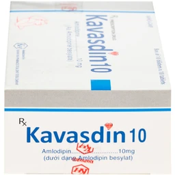 Viên nén Kavasdin 10mg Khapharco điều trị tăng huyết áp ở người đau thắt ngực ổn định (10 vỉ x 10 viên) 7