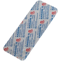 Viên nén Kavasdin 10mg Khapharco điều trị tăng huyết áp ở người đau thắt ngực ổn định (10 vỉ x 10 viên)