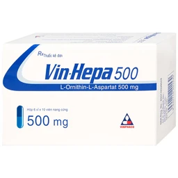 Thuốc Vin-Hepa 500 Vinphaco điều trị các bệnh lý ở gan (6 vỉ x 10 viên)