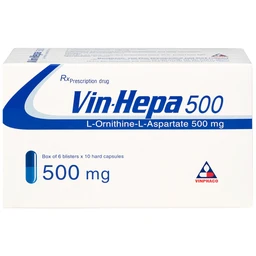 Thuốc Vin-Hepa 500 Vinphaco điều trị các bệnh lý ở gan (6 vỉ x 10 viên)