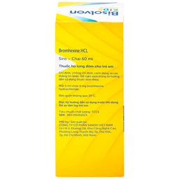 Siro Bisolvon Kids Boehringer làm loãng đờm trong các bệnh phế quản phổi cấp và mạn tính (60ml)