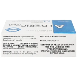 Thuốc Aldoric Fort 200mg S.P.M điều trị thoái hóa khớp, viêm khớp (3 vỉ x 10 viên) 7