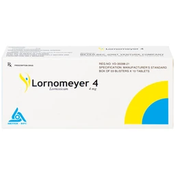 Thuốc Lornomeyer 4 Meyer giảm đau, kháng viêm xương khớp (3 vỉ x 10 viên)