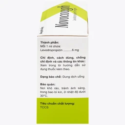 Dung dịch uống Novocough 6mg/ml CPC1HN điều trị triệu chứng ho (20 ống x 5ml)