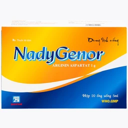 Thuốc NadyGenor 5ml Nadyphar điều trị duy trì tăng amoniac máu (20 ống)