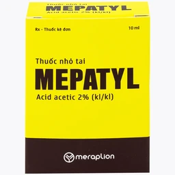 Thuốc nhỏ tai Mepatyl 10ml Merap điều trị nhiễm khuẩn của ống tai ngoài