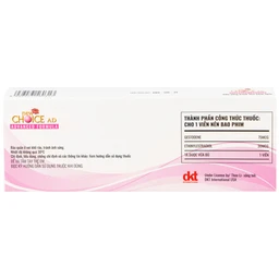 Thuốc tránh thai hàng ngày New Choice AD Advanced Formula Nam Hà (1 vỉ x 21 viên)