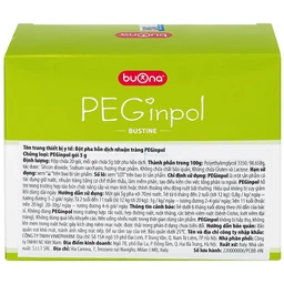 Bột nhuận tràng Buona Peginpol (20 gói x 5g) cải thiện tình trạng táo bón cho trẻ từ 6 tháng tuổi