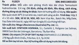 Thuốc Floezy 0.4mg MEGA We care điều trị triệu chứng của đường tiểu dưới (3 vỉ x 10 viên)