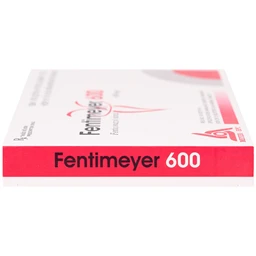 Viên đặt âm đạo Fentimeyer 600 Meyer-BPC điều trị bệnh nấm Candida sinh dục (1 vỉ x 3 viên)