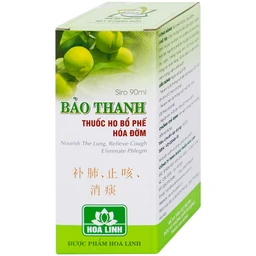 Siro Bảo Thanh Hoa Linh điều trị ho, bổ phế, hóa đờm (90ml)