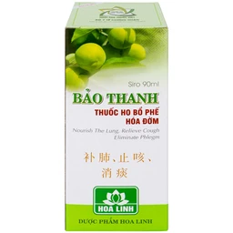 Siro Bảo Thanh Hoa Linh điều trị ho, bổ phế, hóa đờm (90ml)