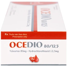 Thuốc Ocedio 80/12.5 VCP điều trị cao huyết áp (5 vỉ x 10 viên)