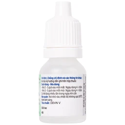 Thuốc nhỏ mắt, mũi Natri Clorid 0,9% HDPharma điều trị triệu chứng mỏi mắt, mắt đỏ, sổ mũi, nghẹt mũi (10ml)
