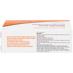 Thuốc Megazon 50mg prolonged-release tablets Pharmathen điều trị tâm thần phân liệt (3 vỉ x 10 viên)