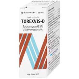 Thuốc nhỏ mắt Torexvis 0,3% Gia Nguyễn phòng và điều trị viêm và ngăn ngừa nhiễm khuẩn (5ml)