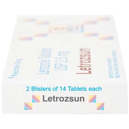 Thuốc Letrozsun 2.5mg Sun Pharma hỗ trợ điều trị ung thư vú (2 vỉ x 14 viên)