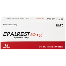 Thuốc Epalrest 50mg SaoKim Pharma phòng và điều trị biến chứng đái tháo đường (2 vỉ x 14 viên)