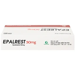 Thuốc Epalrest 50mg SaoKim Pharma phòng và điều trị biến chứng đái tháo đường (2 vỉ x 14 viên)