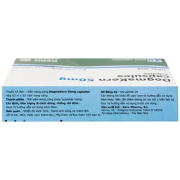 Thuốc DogmaKern 50mg capsules điều trị tâm thần phân liệt cấp và mạn tính (2 vỉ x 15 viên)
