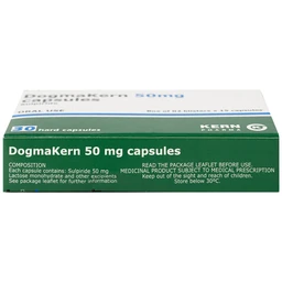 Thuốc DogmaKern 50mg capsules điều trị tâm thần phân liệt cấp và mạn tính (2 vỉ x 15 viên)